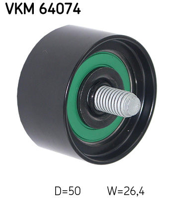kreipiantysis skriemulys, V formos rumbuotas diržas - VKM 64074 SKF